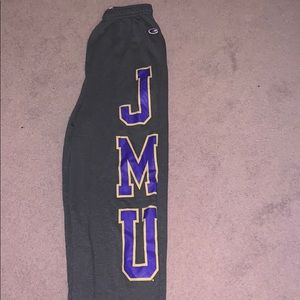 JMU JAMES MADISON UNIVERSITY CHAMPION SWEATPANTS
